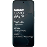 Oppo A6X 5G 17.15 Centimeter (6.75) Single Rear Camera 13MP Wide Angle & 5 MP Front Camera 120Hz HD+ LCD Display MediaTek® Dimensity® 6300 Octa Core Processor Smartphones Mobile