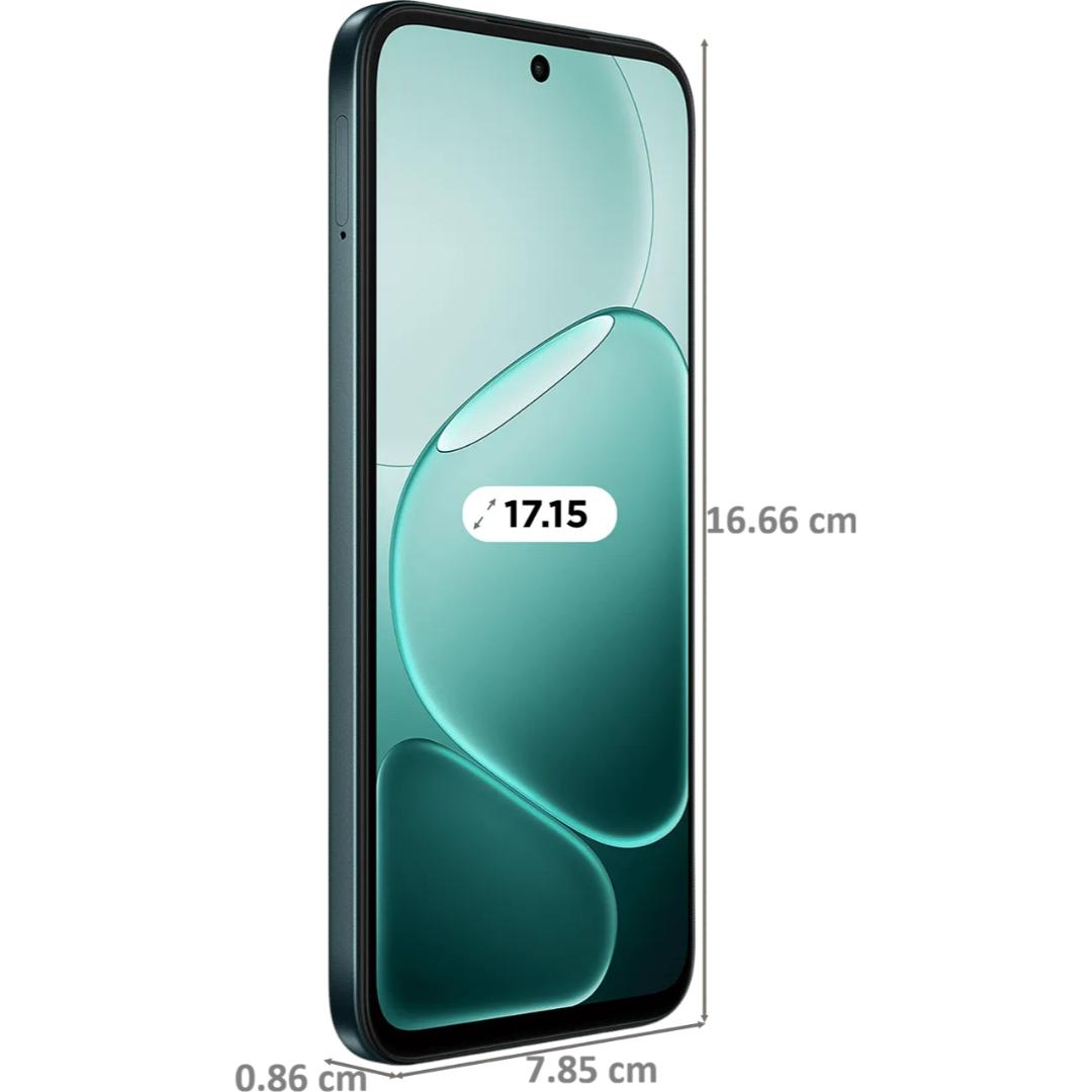 Oppo A6 5G 17.15 Centimeter (6.75) Dual Rear Camera 50MP Wide Angle + 2MP Monochrome & 8 MP Front Camera 120Hz HD+ LCD Display MediaTek® Dimensity® 6300 Octa Core Processor Smartphones Mobile
