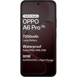 Oppo A6 Pro 5G 17.15 Centimeter (6.75) Dual Rear Camera 50MP Wide Angle + 2MP Monochrome & 16 MP Front Camera 120Hz HD+ LCD Display MediaTek® Dimensity® 6300 Octa Core Processor Smartphones Mobile