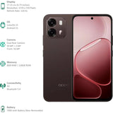 Oppo A6 Pro 5G 17.15 Centimeter (6.75) Dual Rear Camera 50MP Wide Angle + 2MP Monochrome & 16 MP Front Camera 120Hz HD+ LCD Display MediaTek® Dimensity® 6300 Octa Core Processor Smartphones Mobile