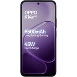 Oppo K14X 5G 17.15 Centimeter (6.75) Dual Rear Camera 50MP Wide Angle + 2MP Monochrome & 5 MP Front Camera 120Hz HD+ LCD Display MediaTek® Dimensity® 6300 Octa Core Processor Smartphones Mobile