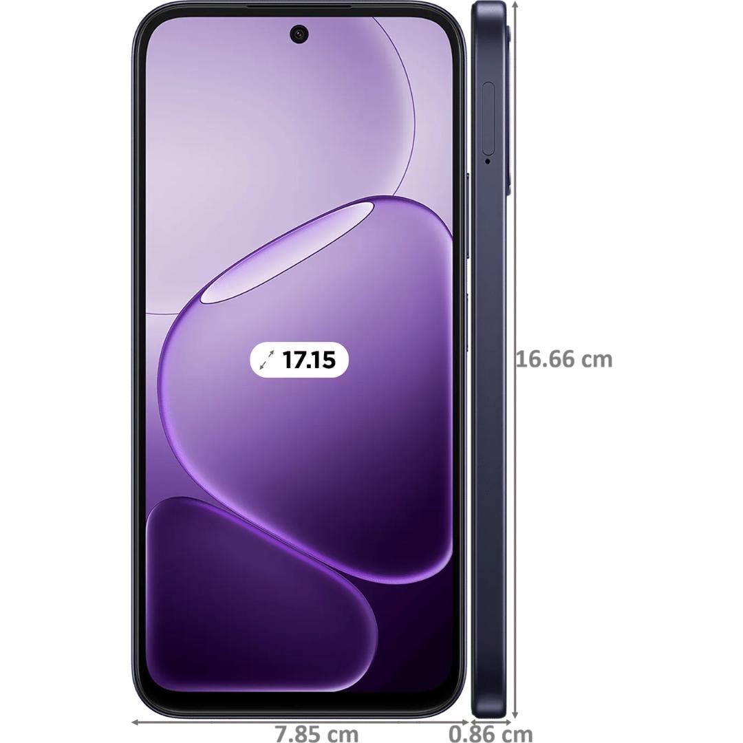 Oppo K14X 5G 17.15 Centimeter (6.75) Dual Rear Camera 50MP Wide Angle + 2MP Monochrome & 5 MP Front Camera 120Hz HD+ LCD Display MediaTek® Dimensity® 6300 Octa Core Processor Smartphones Mobile