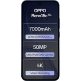 Oppo RENO15C 5G 16.69 Centimeter (6.57) Triple Rear Camera 8MP Ultra Wide Angle + 50MP Wide Angle + 2MP Macro & 50 MP Front Camera 120Hz FHD+ AMOLED Display Qualcomm® Snapdragon® 6 Gen 1 Octa Core Processor Smartphones Mobile