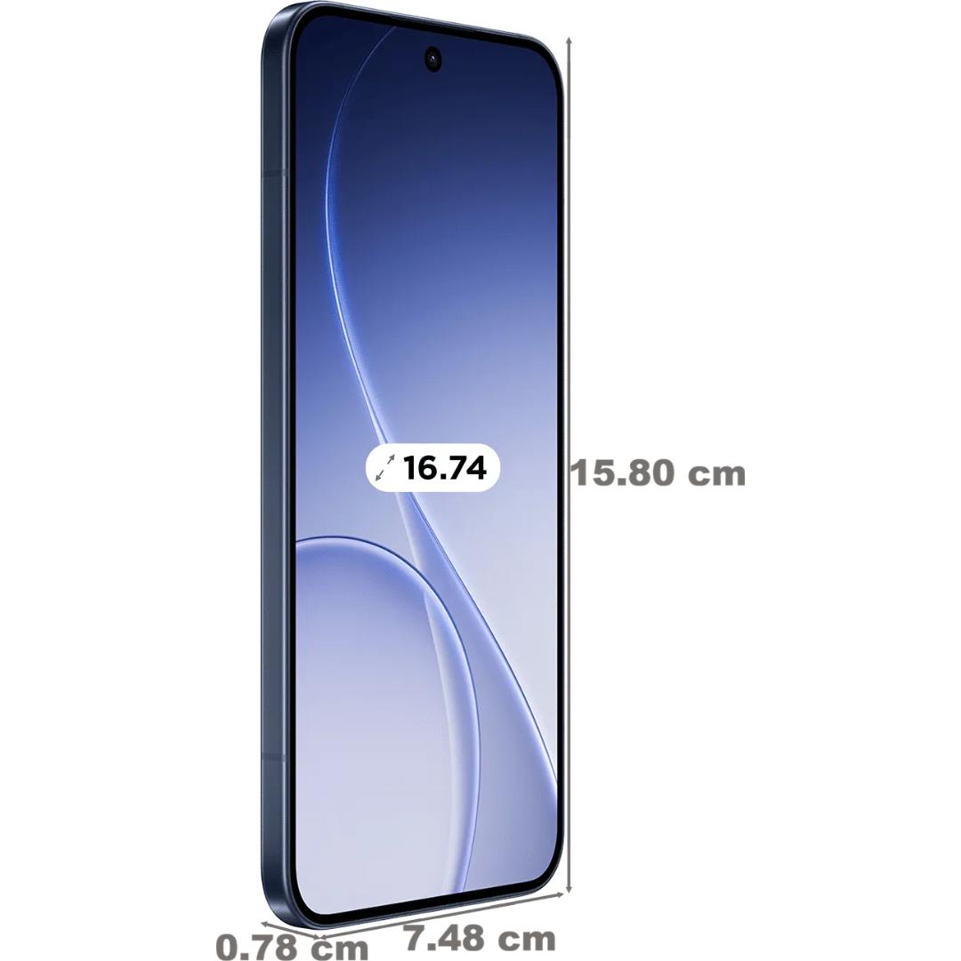 Oppo RENO15 5G 16.74 Centimeter (6.59) Triple Rear Camera 8MP Ultra Wide Angle + 50MP Wide Angle + 50MP Telephoto & 50 MP Front Camera 120Hz FHD+ AMOLED Display Qualcomm® Snapdragon® 7 Gen 4 Octa Core Processor Smartphones Mobile