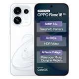 Oppo RENO16 5G 16.05 Centimeter (6.32) Triple Rear Camera 50MP Ultra Wide Angle + 50MP Wide Angle + 50MP Telephoto & 50 MP Front Camera 120Hz FHD+ AMOLED Display Qualcomm® Snapdragon® 7 Gen 4 Octa Core Processor Smartphones Mobile