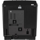 LG 11.5 Kg P115ASLAZ.ABLQEIL 5 Star Roller Jet Pulsator + Soak, Wind Jet Dry, Rat Away Technology with Unidirectional Wheels Semi Automatic Top Loading Washing Machine (2024 Model, Full Black)