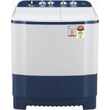LG 7.5 Kg P7510RBAZ.ADBQNST 5 Star Roller Jet Pulsator, Wind Jet Dry, Rat Away Technology with Unidirectional Wheels Semi Automatic Top Loading Washing Machine (2024 Model, Dark Blue)