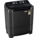 LG 8.0 Kg P8015SKAZ.ABMQEIL 5 Star Roller Jet Pulsator + Soak, Wind Jet Dry, Rat Away Technology with Lint Collector Semi Automatic Top Loading Washing Machine (2024 Model, Middle Black)