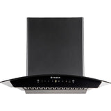 FABER 60 Centimeter HOOD POLO IN HC SC BK 60 1200 m3/Hr Touch & Gesture Control Auto Clean Wall Mounted Chimney (Black)