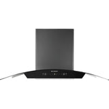 FABER 90 Centimeter HOOD POLO IN HC SC BK 90 1200 m3/Hr Touch & Gesture Control Auto Clean Wall Mounted Chimney (Black)