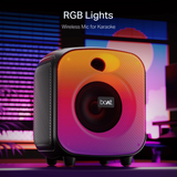 Boat PartyPal 68 Pro Wireless Party Speaker with 42W RMS Sound, Dynamic RGB LEDs, Wireless Mic, Up to 8 Hours Playtime, TWS Bass Boost & Bluetooth v5.3 (Premium Black)
