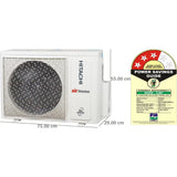 Hitachi iZen 3400FXL 1.50 T RAS.G318PCAISF 3 Star Copper Condenser, Superfine Mesh Filter, Dust Filter Inverter Split Air Conditioner (2023 Model, White)