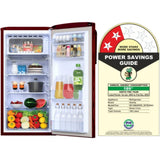 Godrej 180.0 L RD EMARVEL 207B THF LQ WN 2 Star Turbo Cooling Technology Inverter Compressor Direct Cool Single Door Refrigerator (Liquid Wine)