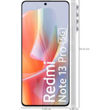REDMI NOTE 13 PRO 5G 12GB RAM 256GB ROM 16.94 Centimeter (6.67) Triple Rear Camera 200MP (OIS) + 8MP + 2MP, 16MP Front Camera 7s Gen 2 Mobile Platform 5G Snapdragon Octa Core OLED Display Smartphones Mobile