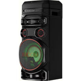 LG RNC7.DINDLLK XBOOM 2.0 Channel Dolby Audio Wireless Party Link Multi Color Lighting 1 Mic + 1 Guitar Input with Karaoke Feature Bluetooth Party Speaker (Black)