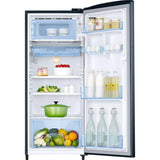 Samsung 183.0 L RR20C2712U8/NL 2 Star Stabilizer Free Operation Digital Invertor Compressor Stylish Grandé Design Direct Cool Single Door Refrigerator (Blooming Saffron Blue)