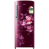 Samsung 183 L, 2 Star, Digital Inverter Compressor, Direct-Cool Single Door Refrigerator (RR20H2712HN/NL, Himalayan Poppy Red, 2026 Model)