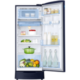 Samsung 215 L 4 Star Direct Cool Single Door Refrigerator (RR23H2H34HS/HL, Hydrangea Blue, Digital Inverter Compressor, 2026 Model, Stabilizer Free Operation, Base Stand Drawer)