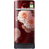 Samsung 189 L 5 Star Direct Cool Single Door Refrigerator with Base Stand Drawer & Digital Inverter  (2026 Model, RR21H2H25S8/HL, Elegant Inox)
