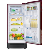 Samsung 189 L 5 Star Direct Cool Single Door Refrigerator with Base Stand Drawer & Digital Inverter  (2026 Model, RR21H2H25S8/HL, Elegant Inox)