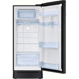 Samsung 215.0 L RR23D2H23BX/HL 3 Star Stabilizer Free Operation Digital Invertor Compressor Horizontal Curve Design Direct Cool Single Door Refrigerator (Luxe Black)
