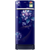 Samsung 189 L 5 Star Direct Cool Single Door Refrigerator with Base Stand Drawer (2026 Model, RR21H2H25BR/HL, Begonia Red)