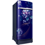 Samsung 189 L 5 Star Direct Cool Single Door Refrigerator with Base Stand Drawer (2026 Model, RR21H2H25BR/HL, Begonia Red)
