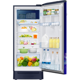 Samsung 189 L 5 Star Direct Cool Single Door Refrigerator with Base Stand Drawer (2026 Model, RR21H2H25BR/HL, Begonia Red)