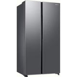 Samsung 653.0 L RS76CG80X0S9HL 2 Star Smart Conversion with Stabilizer Free Operation Digital Invertor Compressor 5-in-1 Convertible Frost Free Side-By-Side Refrigerator (Refined Inox)