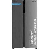 VoltasBeko 472.0 L RSB495/FPV300RXID Precise Cooling ProSmart Inverter Compressor Frost Free Side-By-Side Refrigerator (Inox Steel)