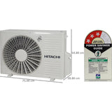 Hitachi 1.5 T RSQG318HGXA Shizen 3100S HP 3 Star Hot and Cold Copper Condensor Dust Filter Expandable Inverter Split Air Conditioner (2023 Model, White)