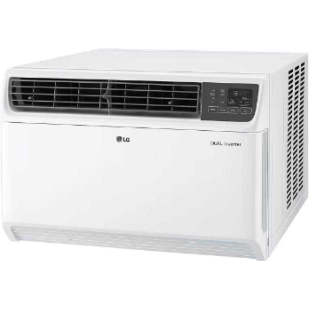 LG 1.50 T RW-Q18WUXA.ANLG 3 Star Ocean Black Protection with Convertible 4-in-1 Cooling Dual Inverter Window Air Conditioner (2023 Model, White)