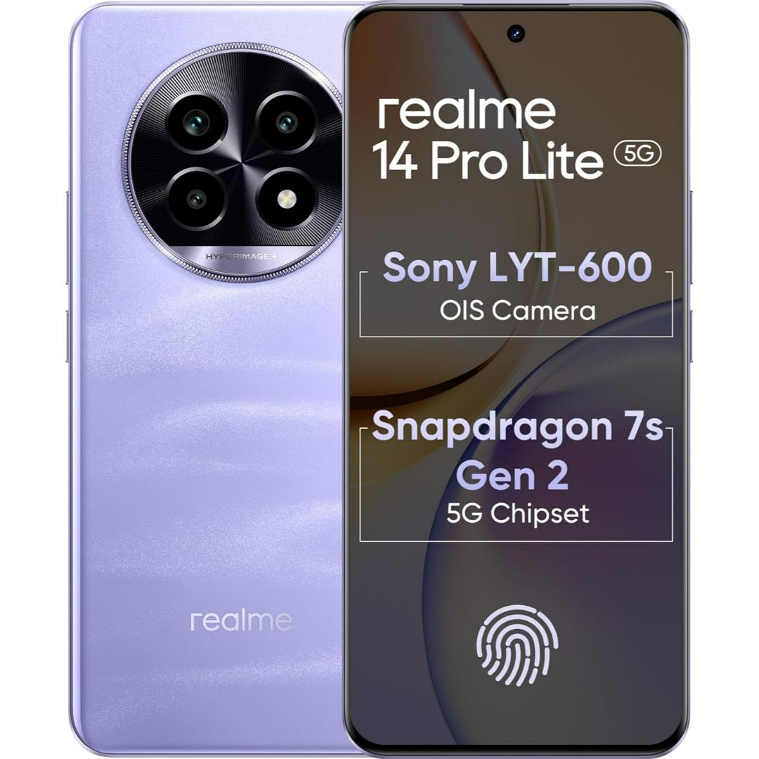 Front And Rear Camera In Mobile Realme 14x 5G Centimeter Dual Rear