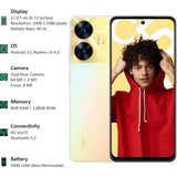 Realme C55 (8GB+128GB) 6.72 inch Full HD+ Display, 64MP + 2MP, 8MP Front Camera, Helio G88 Processor, Smartphones Mobile