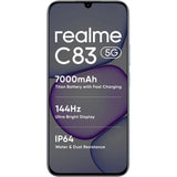 Realme C83 5G 17.30 Centimeter (6.80) 13MP Rear Camera 5MP Front Camera 144Hz HD+ 900 nits Ultra Bright LCD Display MediaTek Dimensity 6300 Octa Core Processor Smartphones Mobile