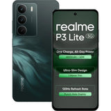 Realme P3 Lite 5G 16.94 Centimeter (6.67) 32MP Galaxycore GC32E2 AF Rear Camera 8MP Front Camera 120Hz Eye Comfort HD+ Display MediaTek Dimensity 6300 6nm Octa Core Processor Smartphones Mobile