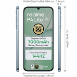 Realme P4 Lite 5G 17.27 Centimeter (6.80) 13MP Rear Camera 5MP Front Camera 144Hz HD+ LCD Display MediaTek Dimensity 6300 Octa Core Processor Smartphones Mobile