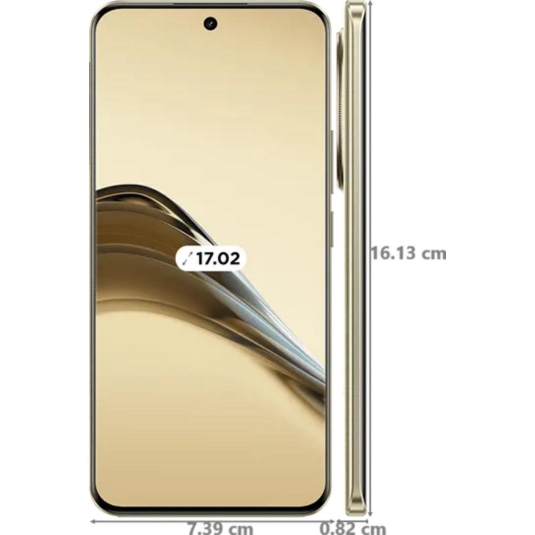Realme 14 Pro Lite 5G 17.02 Centimeter (6.7) Triple Rear Camera Sony LYT-600 OIS 50 MP + 8 MP + 2 MP & 32 MP Front Camera Full HD+ 120Hz Curved Vision OLED Display Qualcomm Snapdragon® 7s Gen 2 4nm Octa Core Processor Smartphones Mobile