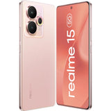 Realme 15 5G 17.27 Centimeter (6.80) 50MP Sony IMX882 AI + 8MP WideAngle Dual Rear Camera 50MP Front Camera 144Hz 1.5K+ 6500nits HyperGlow 4D Curve+ Display Mediatek Dimensity 7300+ 5G Octa Core Processor Smartphones Mobile