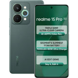 Realme 15 Pro 5G 17.27 Centimeter (6.80) 50MP Sony IMX896 OIS + 50MP Ultra Wide Angle Dual Rear Camera 50MP Front Camera 144Hz 1.5K+ 6500nits HyperGlow 4D Curve+ Display Qualcomm Snapdragon®7 Gen 4 Octa Core Processor Smartphones Mobile