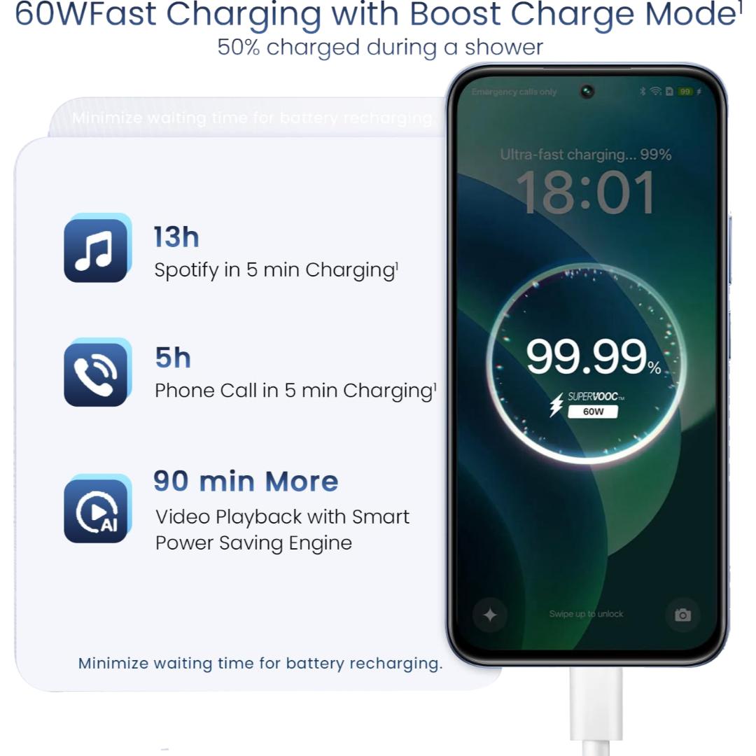 Realme 15x 5G 17.27 Centimeter (6.80) 50MP Sony IMX852 AI + 50MP WideAngle Dual Rear Camera 50MP Front Camera 144Hz 1200nit Ultra Bright HD+ Display MediaTek Dimensity 6300 6nm Octa Core Processor Smartphones Mobile