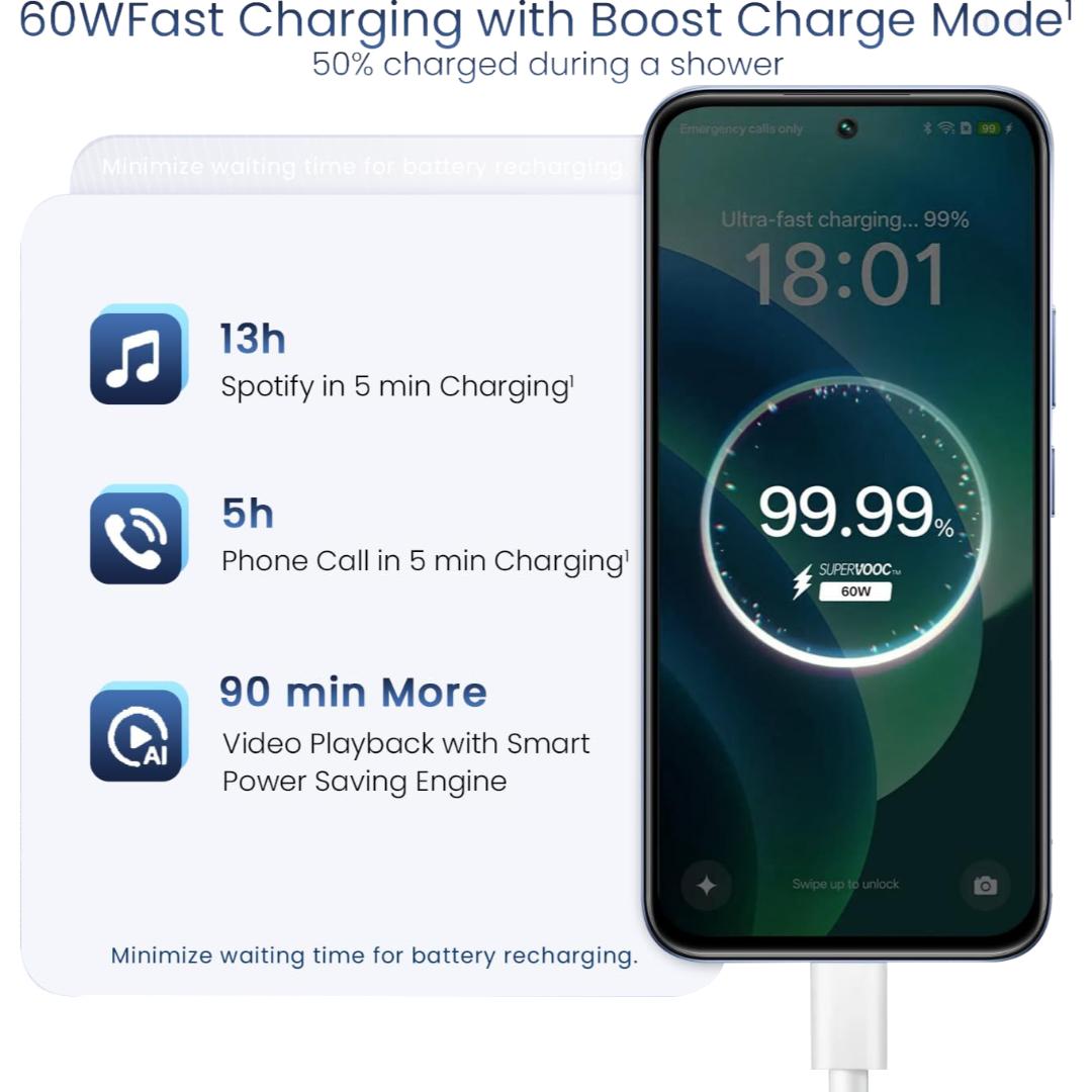 Realme 15x 5G 17.27 Centimeter (6.80) 50MP Sony IMX852 AI + 50MP WideAngle Dual Rear Camera 50MP Front Camera 144Hz 1200nit Ultra Bright HD+ Display MediaTek Dimensity 6300 6nm Octa Core Processor Smartphones Mobile