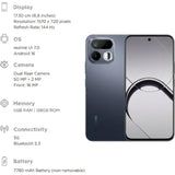 Realme 16T 5G 17.27 Centimeter (6.80) 50 MP SONY IMX852 AI + 2 MP Monochrome Dual Rear & 16 MP Front Camera 144Hz HD+ Wi-Fi LCD Display MediaTek Dimensity®6300 Octa Core Processor Smartphones Mobile