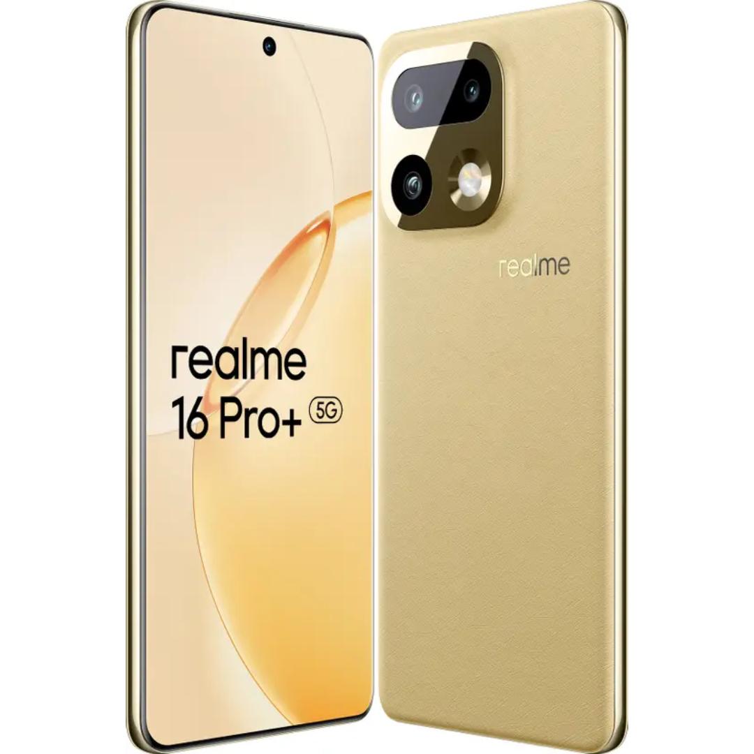 Realme 16 Pro+ 5G 17.27 Centimeter (6.80) 200MP + 50MP + 8MP Triple Rear Camera 50MP Front Camera 144Hz Full HD+ 4D Curved AMOLED Display Qualcomm Snapdragon®7 Gen 4 Octa Core Processor Smartphones Mobile