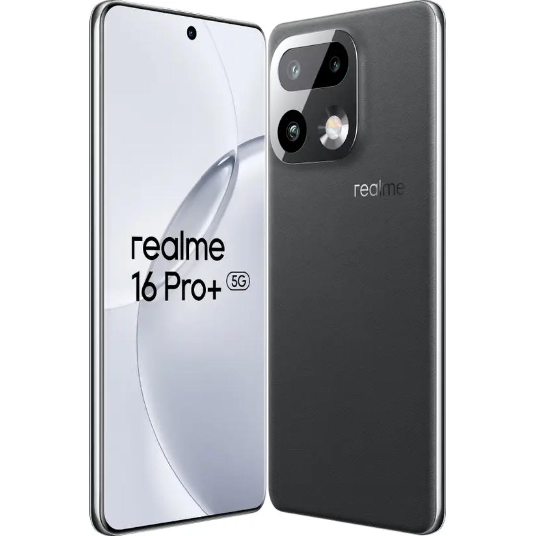 Realme 16 Pro+ 5G 17.27 Centimeter (6.80) 200MP + 50MP + 8MP Triple Rear Camera 50MP Front Camera 144Hz Full HD+ 4D Curved AMOLED Display Qualcomm Snapdragon®7 Gen 4 Octa Core Processor Smartphones Mobile