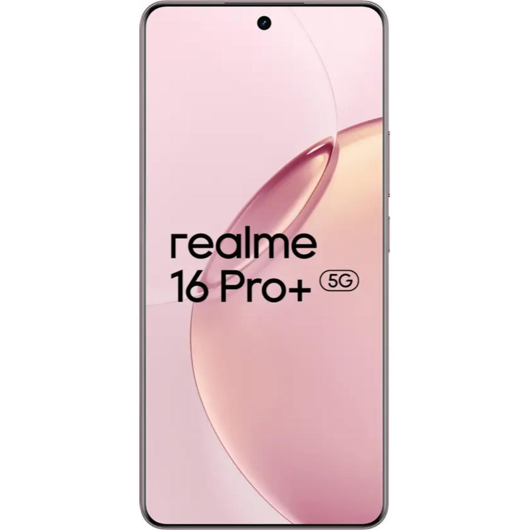 Realme 16 Pro+ 5G 17.27 Centimeter (6.80) 200MP + 50MP + 8MP Triple Rear Camera 50MP Front Camera 144Hz Full HD+ 4D Curved AMOLED Display Qualcomm Snapdragon®7 Gen 4 Octa Core Processor Smartphones Mobile