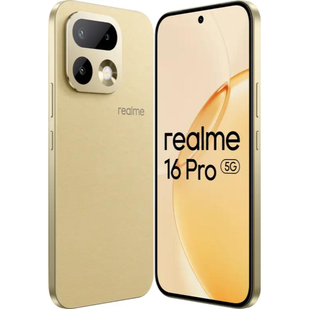 Realme 16 Pro 5G 17.22 Centimeter (6.78) 200MP + 8MP Dual Rear Camera 50MP Front Camera 144Hz Full HD+ AMOLED Display MediaTek Dimensity 7300 Max 5G Octa Core Processor Smartphones Mobile