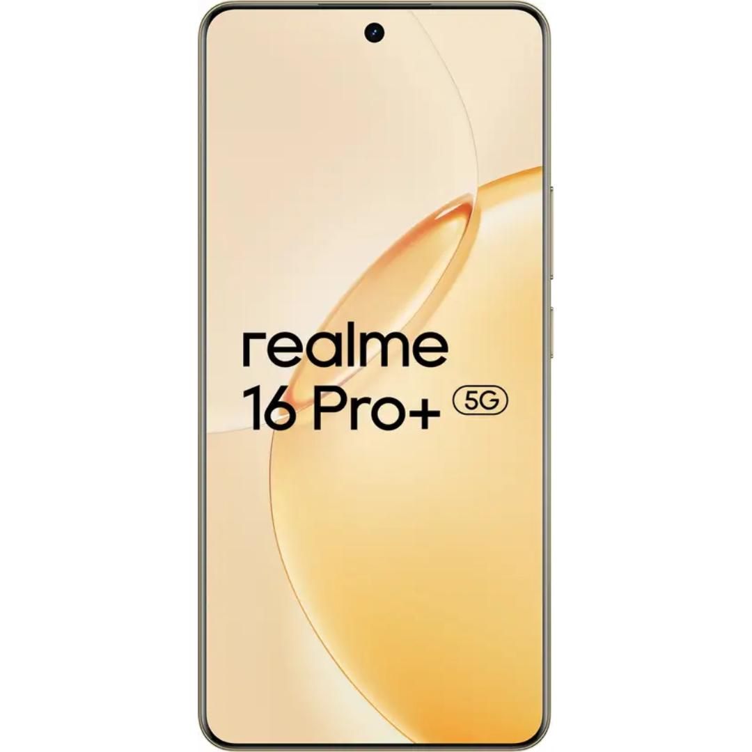 Realme 16 Pro+ 5G 17.27 Centimeter (6.80) 200MP + 50MP + 8MP Triple Rear Camera 50MP Front Camera 144Hz Full HD+ 4D Curved AMOLED Display Qualcomm Snapdragon®7 Gen 4 Octa Core Processor Smartphones Mobile