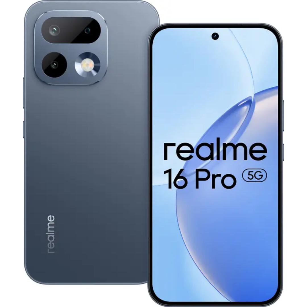 Realme 16 Pro 5G 17.22 Centimeter (6.78) 200MP + 8MP Dual Rear Camera 50MP Front Camera 144Hz Full HD+ AMOLED Display MediaTek Dimensity 7300 Max 5G Octa Core Processor Smartphones Mobile