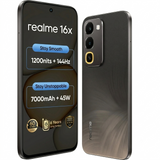 Realme 16x 5G 17.30 Centimeter (6.81) 50 MP + 2 MP Dual Rear & 8 MP Front Camera 144Hz HD+ LCD Display MediaTek Dimensity®6300 Octa Core Processor Smartphones Mobile